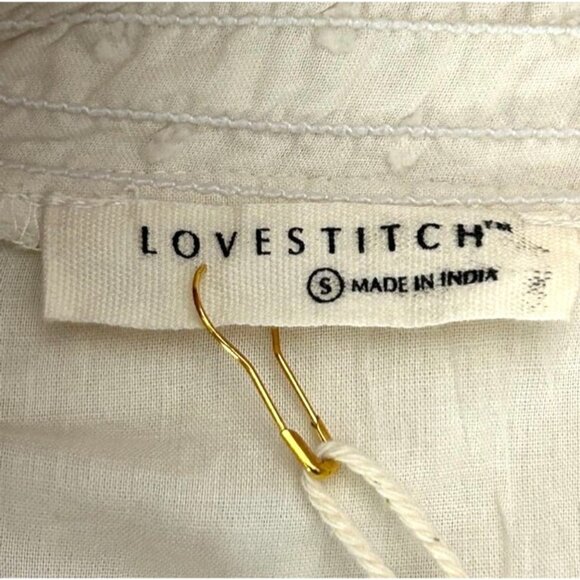 Love Stitch Molly Boho Embroidered Maxi Skirt in Natural - Sz S - NWT - Picture 9 of 11